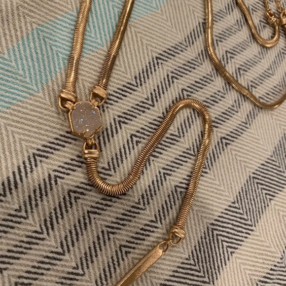 Kendra Scott Starla rose-gold long Y necklace - Picture 7 of 7